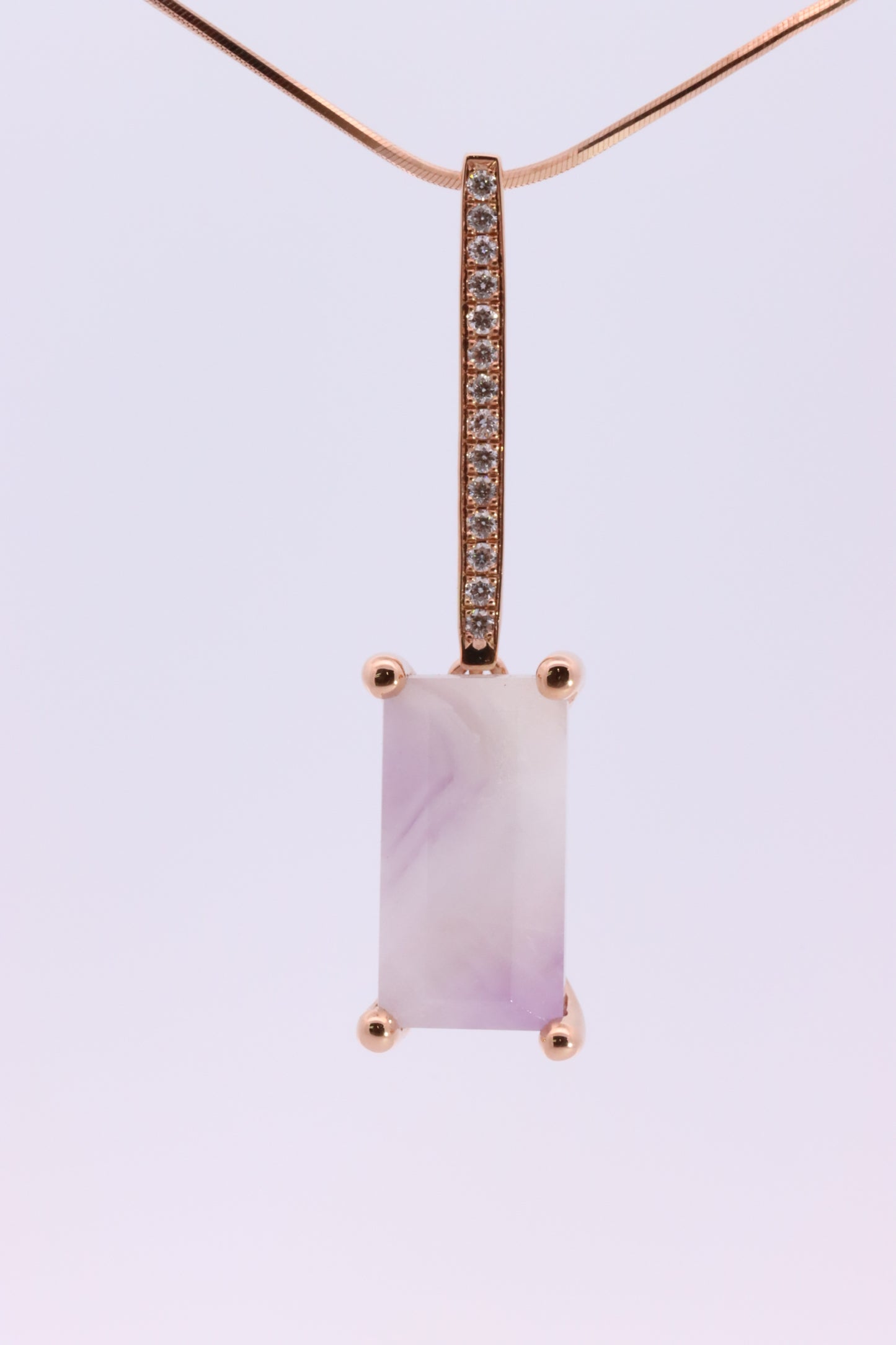 [Originate] cloud amethyst pendant