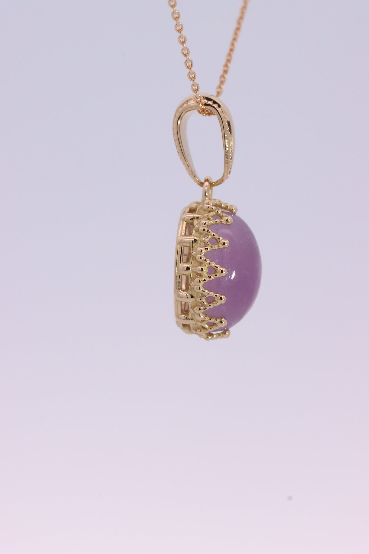 [Originate] Amethyst Cabochon Pendant