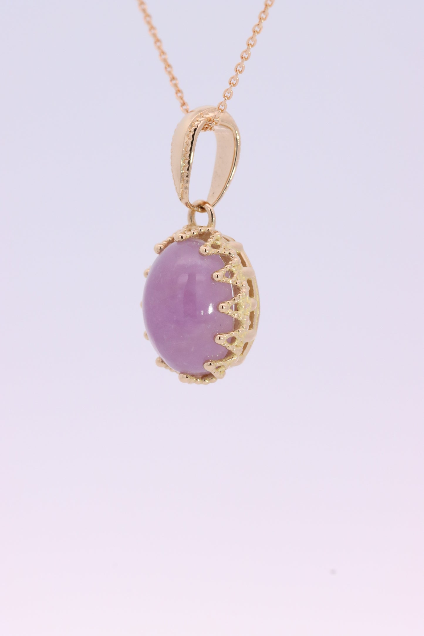 [Originate] Amethyst Cabochon Pendant