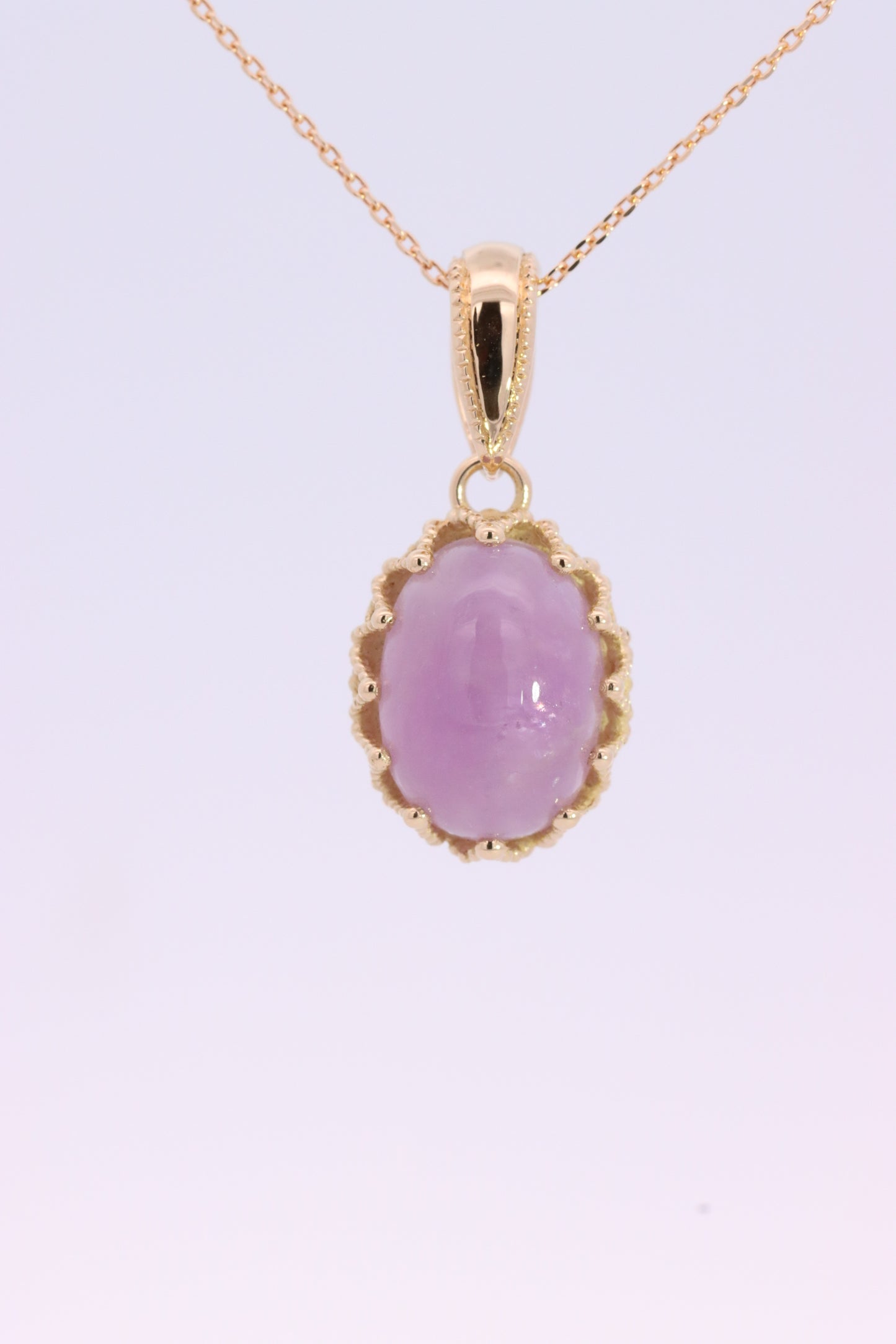 [Originate] Amethyst Cabochon Pendant